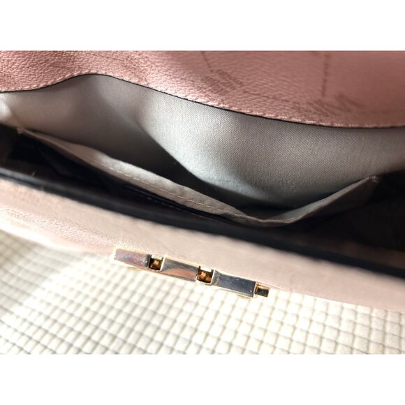 Nicole Miller Hand Bag, Rose Blush, Fold Over Strap w/Closure - Picture 6 of 6